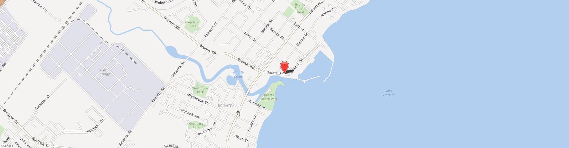 Location Map: 11 Bronte Rd Oakville, ON L6L 0E1