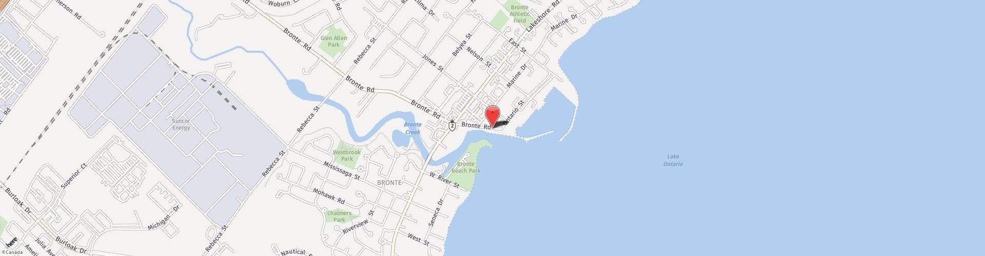 Location Map: 11 Bronte Rd Oakville, ON L6L 0E1
