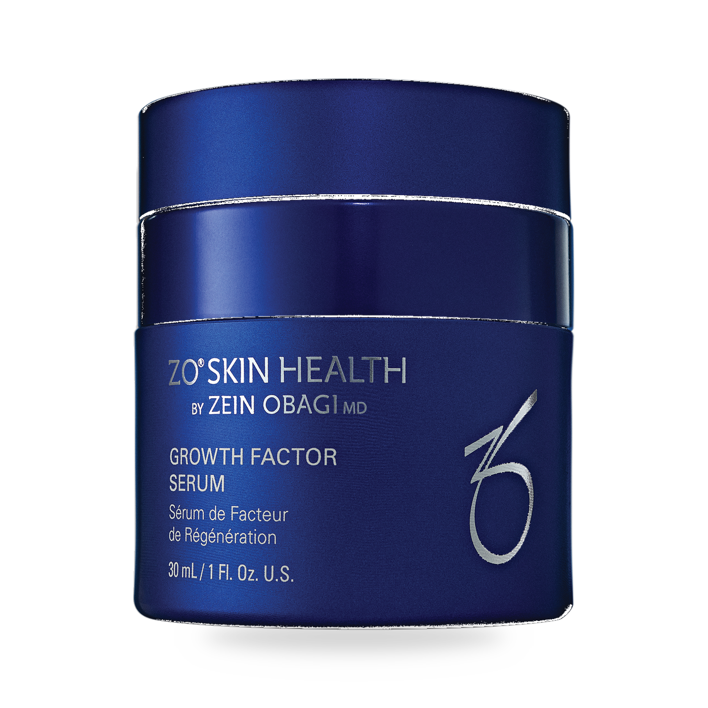 ZO Skin Health Growth Factor Serum 30 mL product jar available at Distinct Medical Aesthetics